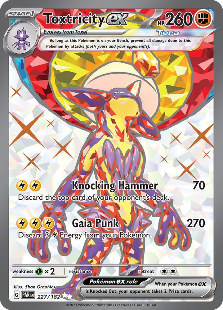 Toxtricity ex 227/182 (SV04: Paradox Rift)  - Holofoil | Good Games Morley