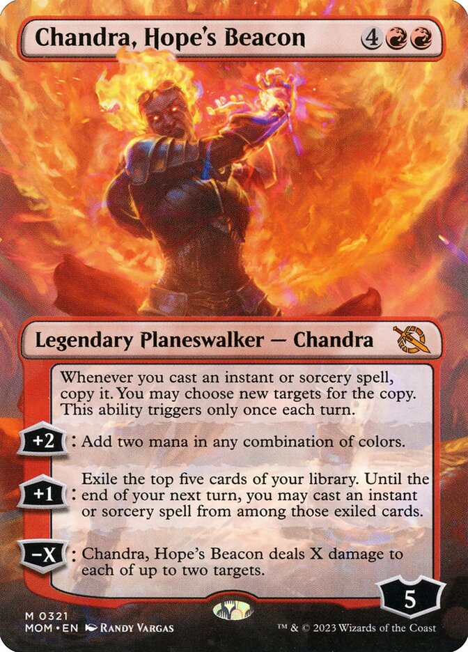 Chandra, Hope's Beacon 321/291 (March of the Machine)  - Borderless | Good Games Morley
