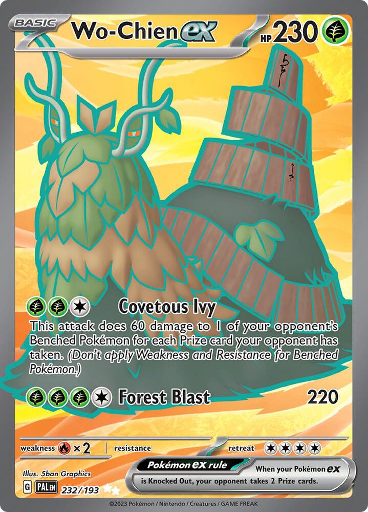 Wo-Chien ex 232/193 (SV02: Paldea Evolved)  - Holofoil | Good Games Morley