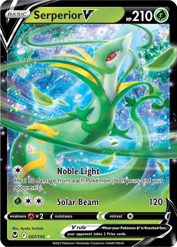 Serperior V 007/195 (SWSH12: Silver Tempest)  - Holofoil | Good Games Morley