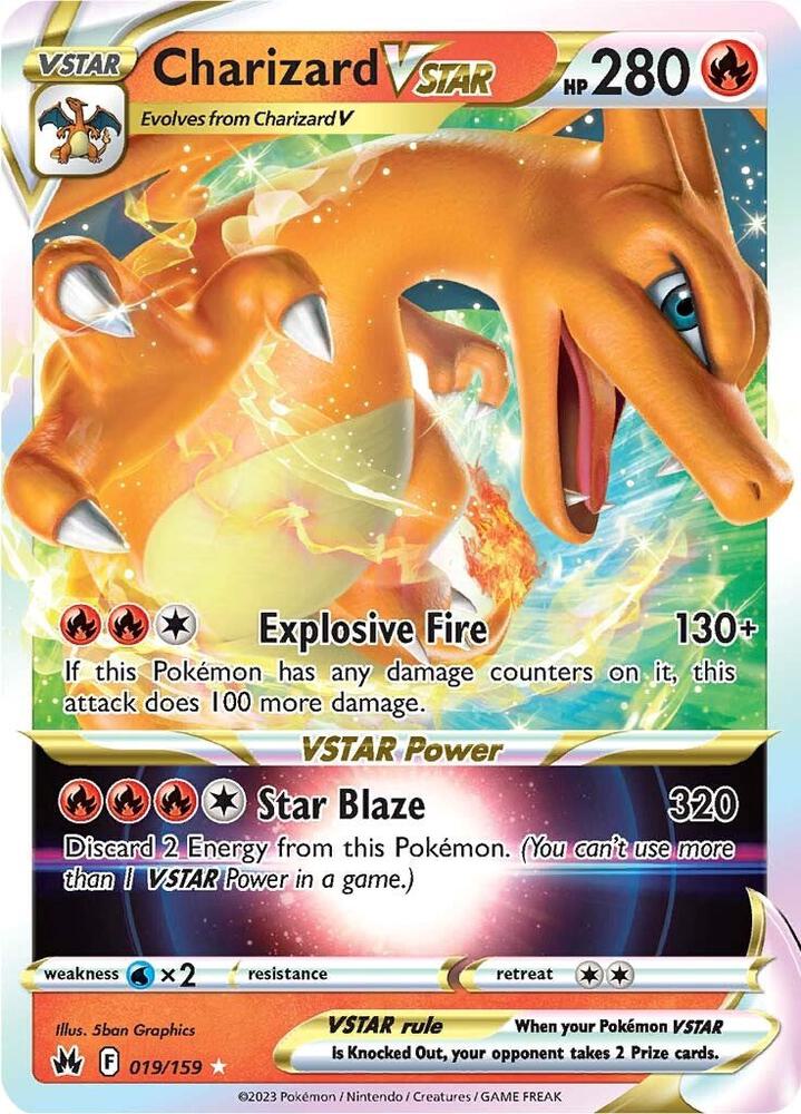 Charizard VSTAR 019/159 (Crown Zenith)  - Holofoil | Good Games Morley