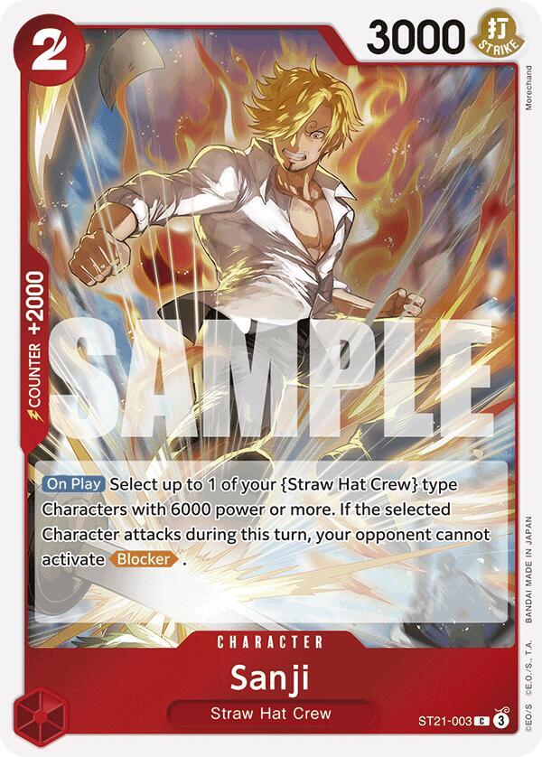 Sanji ST21-003 (Starter Deck EX: Gear 5)  - Foil | Good Games Morley