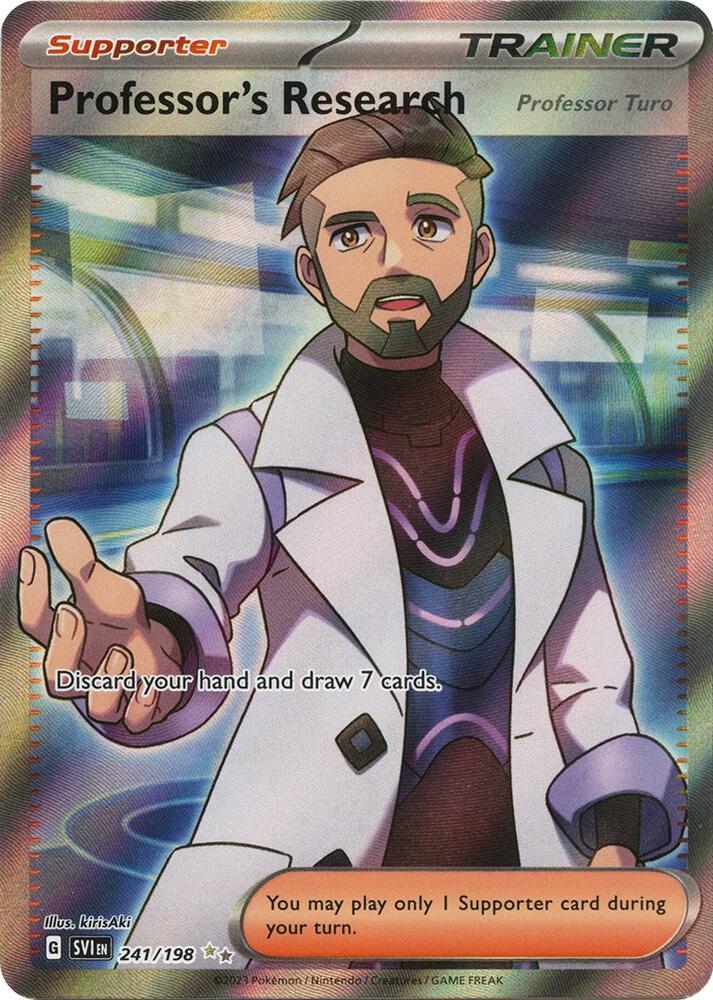 Professors Research Professor Turo 241 198 241/198 (SV01: Scarlet & Violet Base Set)  - Holofoil | Good Games Morley