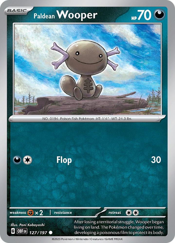 Paldean Wooper 127/197 (SV03: Obsidian Flames)  | Good Games Morley