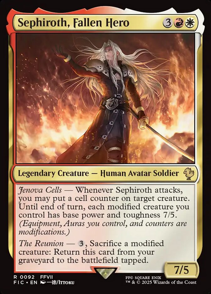 Sephiroth, Fallen Hero 92 (Commander: FINAL FANTASY)  | Good Games Morley
