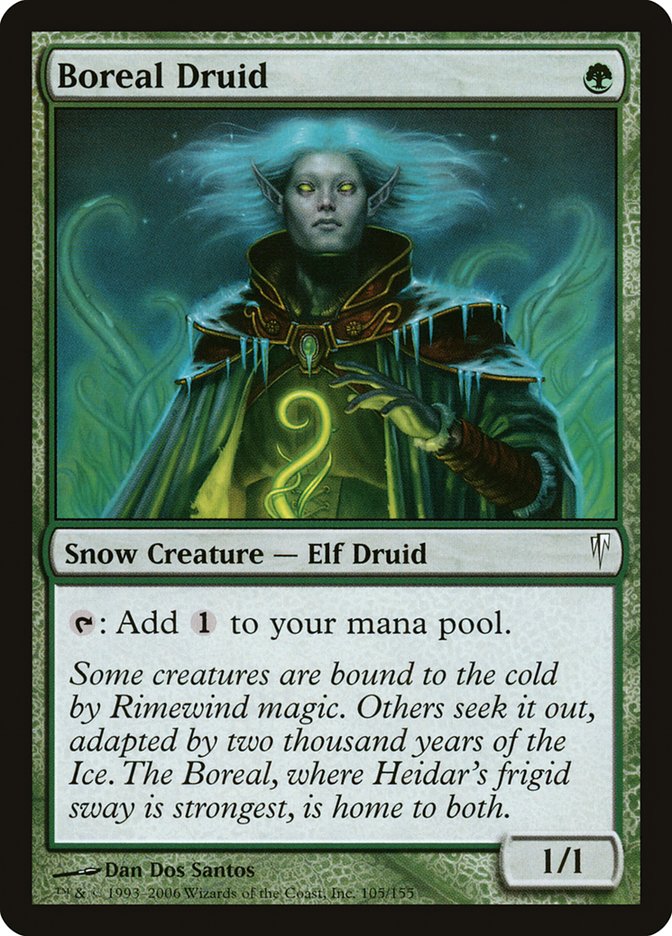 Boreal Druid 105 (Coldsnap)  - Foil | Good Games Morley