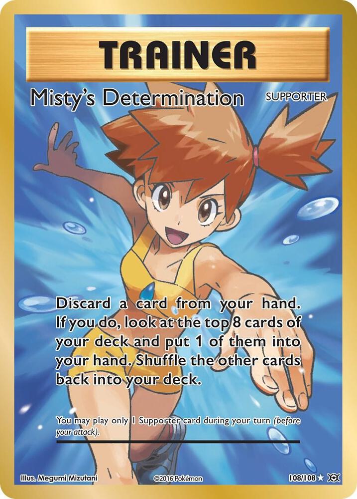 Misty's Determination 108/108 (XY - Evolutions)  - Holofoil | Good Games Morley