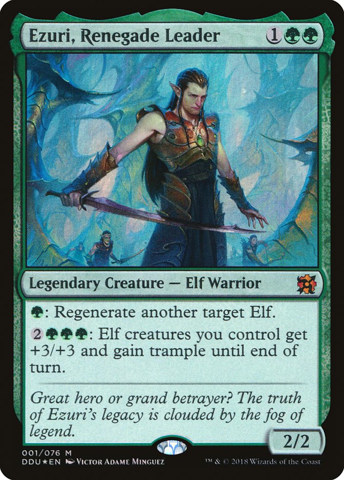 Ezuri, Renegade Leader 1/76 (Duel Decks: Elves vs. Inventors)  - Foil | Good Games Morley