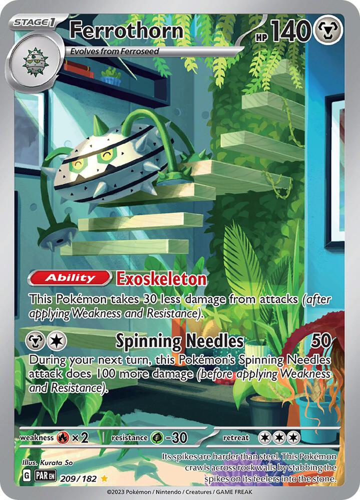 Ferrothorn 209/182 (SV04: Paradox Rift)  - Holofoil | Good Games Morley