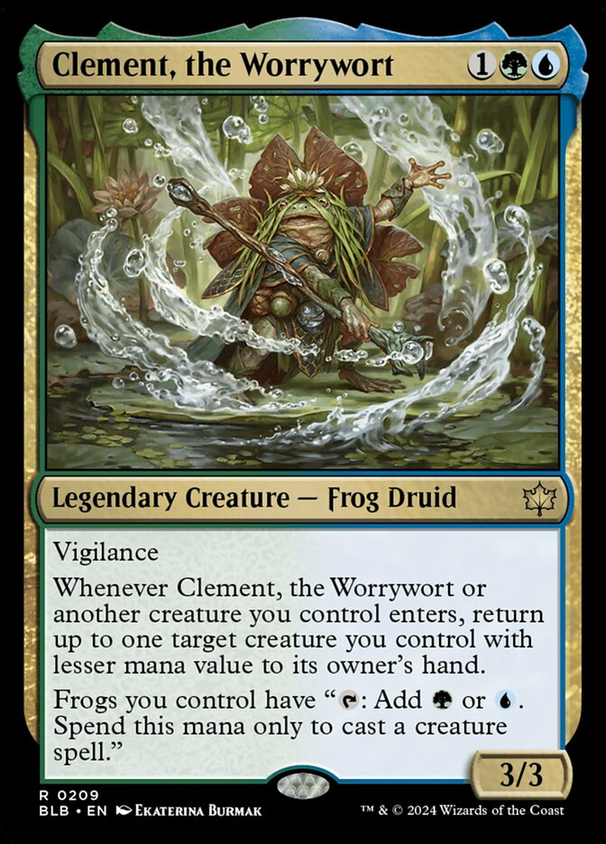 Clement, the Worrywort 209 (Bloomburrow)  - Foil | Good Games Morley
