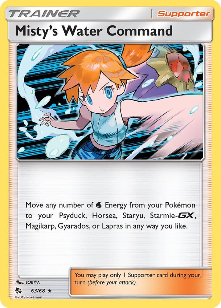 Misty's Water Command 63/68 (Hidden Fates)  - Holofoil | Good Games Morley