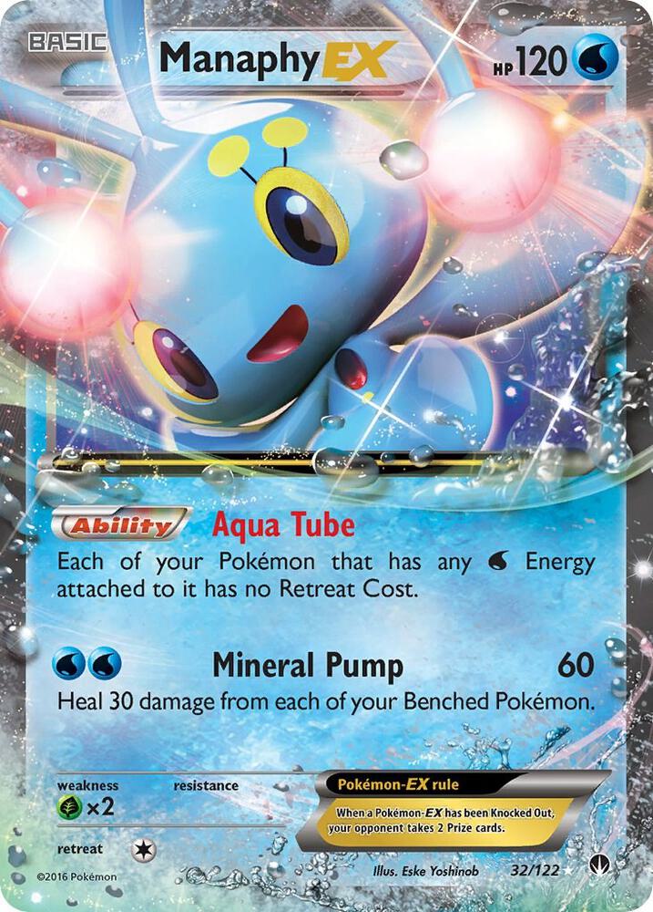 Manaphy EX 32/122 (XY - BREAKpoint)  - Holofoil | Good Games Morley