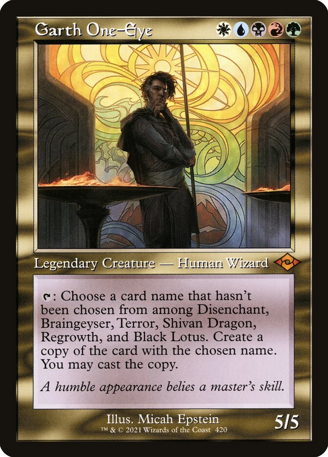 Garth One-Eye 420 (Modern Horizons 2)  - Foil | Good Games Morley