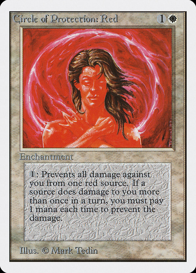 Circle of Protection: Red 13/302 (Unlimited Edition)  | Good Games Morley