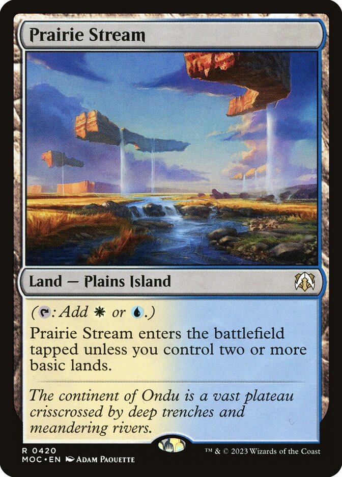 Prairie Stream 420/444 (Commander: March of the Machine)  | Good Games Morley