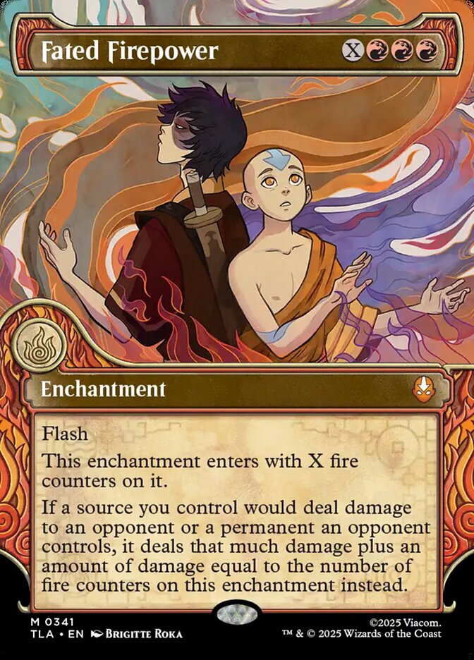 Fated Firepower  341 (Avatar: The Last Airbender)  - Showcase Foil | Good Games Morley