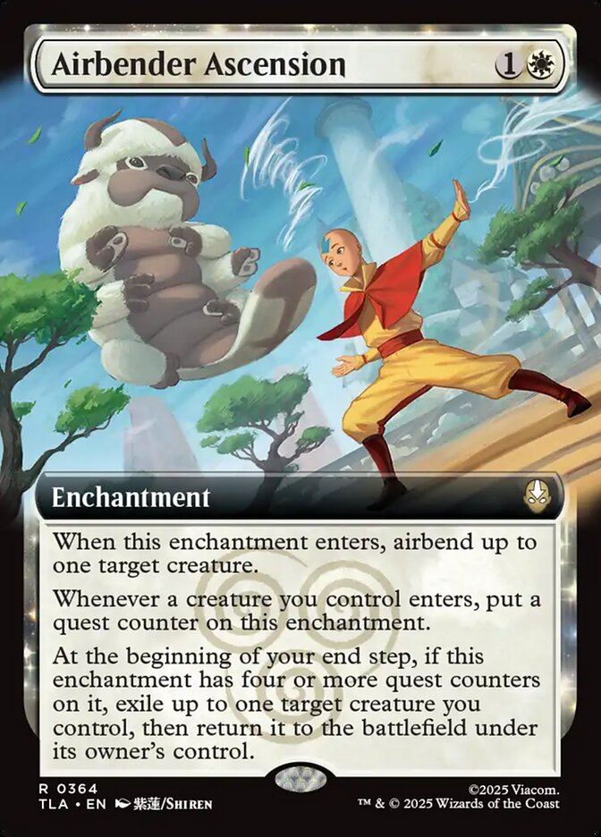 Airbender Ascension  364/286 (Avatar: The Last Airbender)  - Extended Art | Good Games Morley