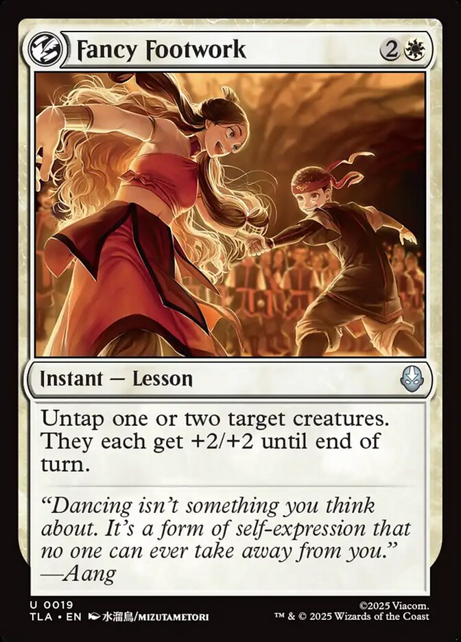 Fancy Footwork 19/286 (Avatar: The Last Airbender)  - Foil | Good Games Morley
