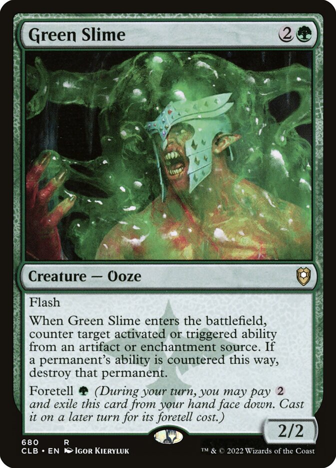 Green Slime 680 (Commander Legends: Battle for Baldur's Gate)  | Good Games Morley