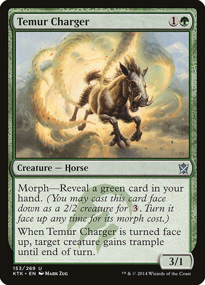 Temur Charger 153 (Khans of Tarkir)  - Foil | Good Games Morley
