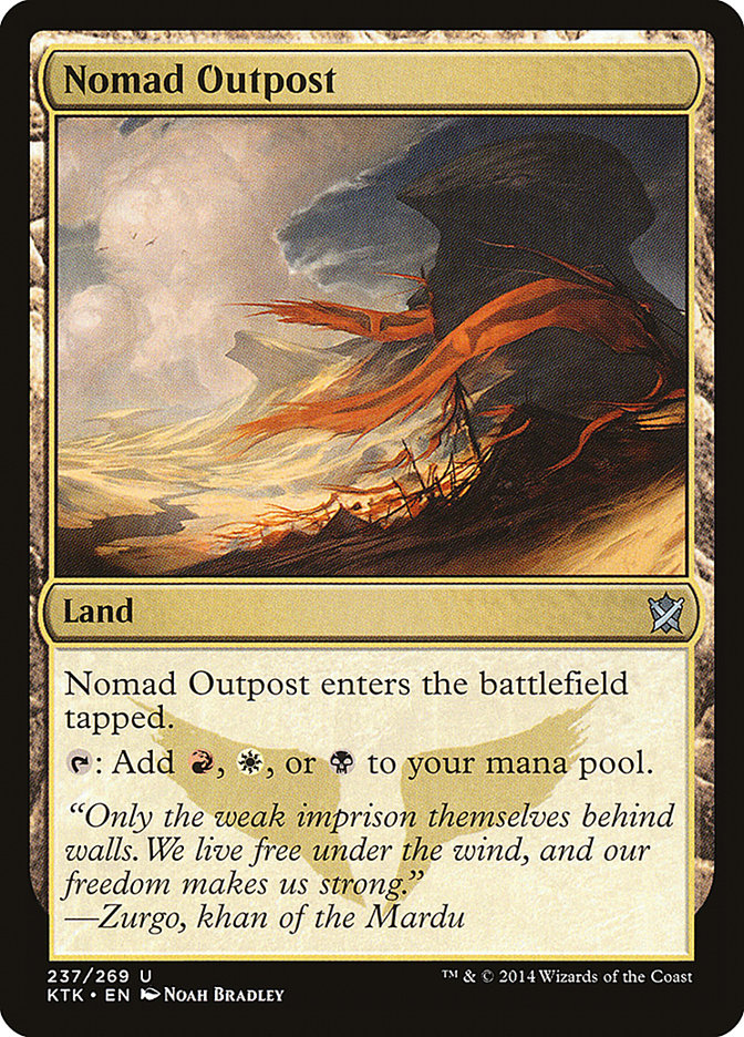 Nomad Outpost 237/269 (Khans of Tarkir)  - Foil | Good Games Morley