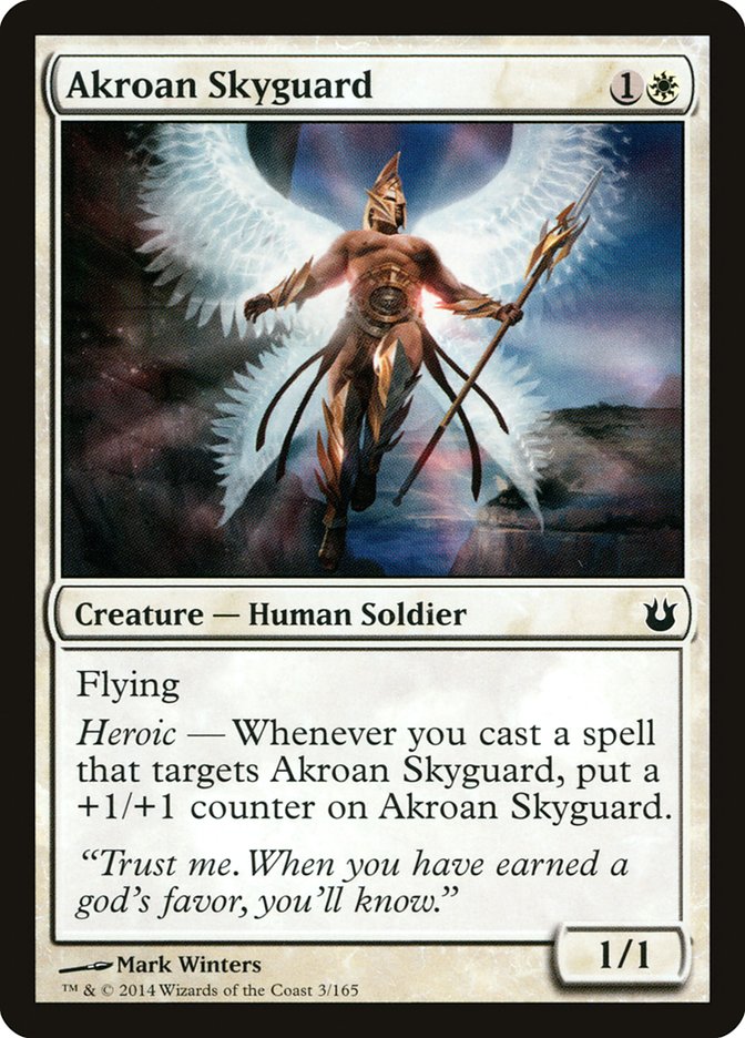 Akroan Skyguard 3/165 (Born of the Gods)  - Foil | Good Games Morley