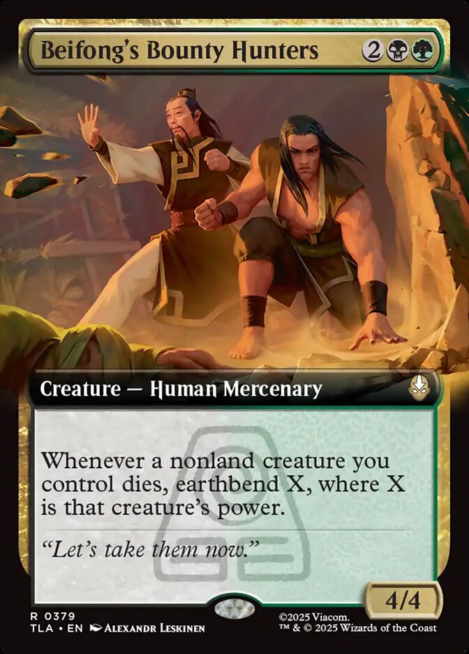 Beifong's Bounty Hunters  379/286 (Avatar: The Last Airbender)  - Extended Art | Good Games Morley