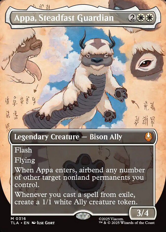 Appa, Steadfast Guardian 316 (Avatar: The Last Airbender)  - Borderless | Good Games Morley