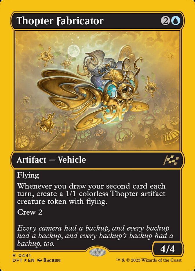 Thopter Fabricator 441/291 (Aetherdrift)  - First-Place Foil | Good Games Morley