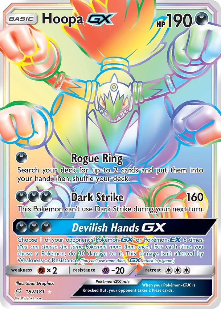Hoopa GX 187/181 (SM - Team Up)  - Holofoil | Good Games Morley