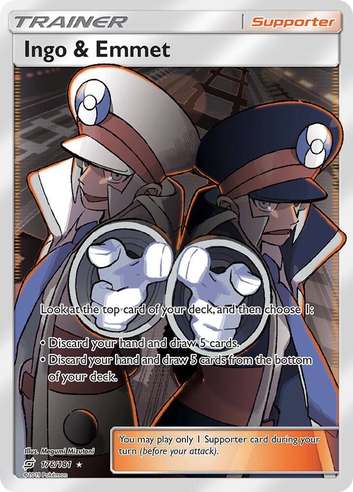 Ingo & Emmet 176/181 (SM - Team Up)  - Holofoil | Good Games Morley