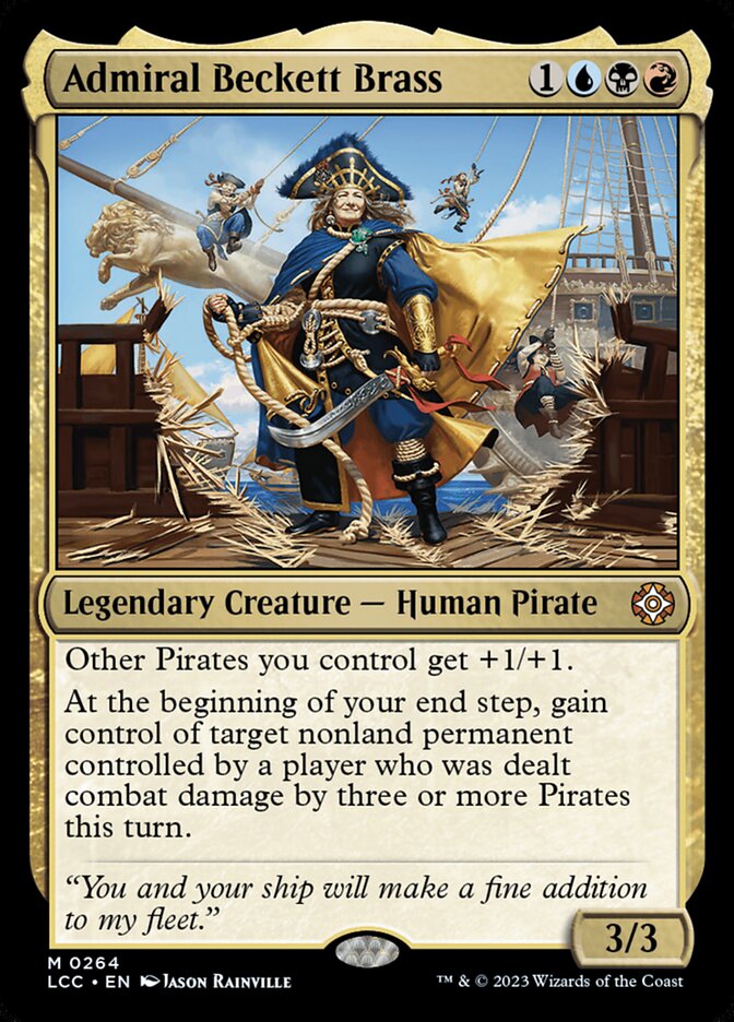 Admiral Beckett Brass 264/370 (Commander: The Lost Caverns of Ixalan)  | Good Games Morley