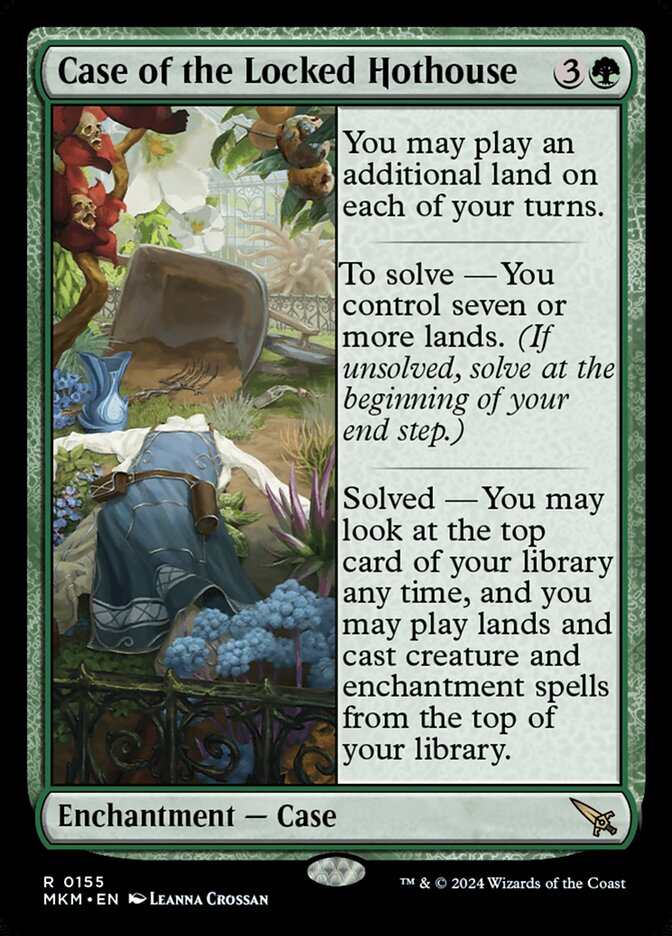 Case of the Locked Hothouse 155 (Murders at Karlov Manor)  - Foil | Good Games Morley