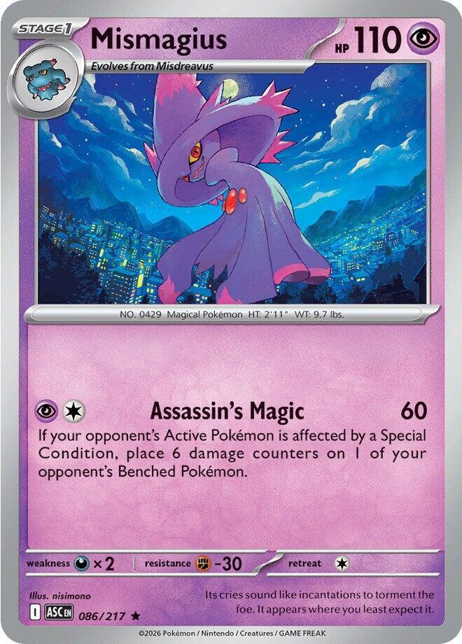 Mismagius 086/217 (ME: Ascended Heroes)  - Holofoil | Good Games Morley