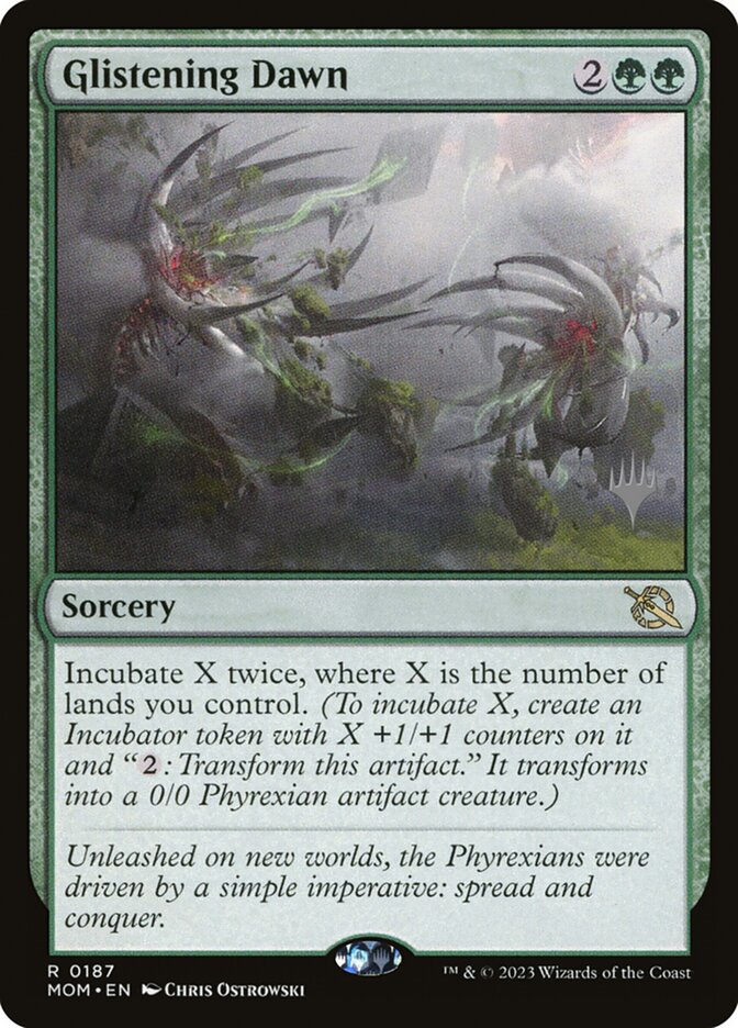 Glistening Dawn 187 (Promo Pack: March of the Machine)  - Foil | Good Games Morley