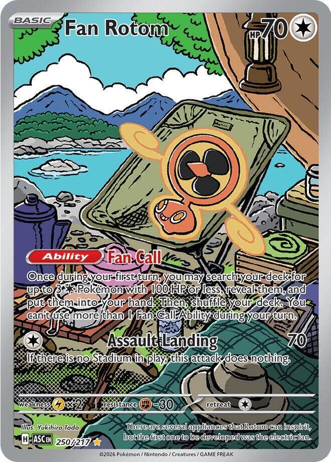 Fan Rotom 250/217 (ME: Ascended Heroes)  - Holofoil | Good Games Morley