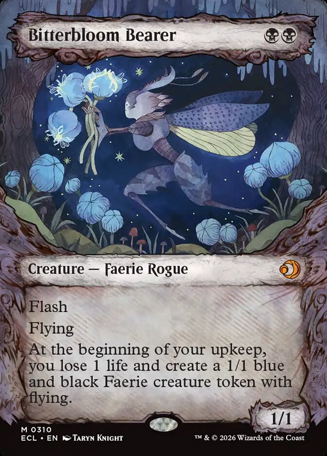 Bitterbloom Bearer 310 (Lorwyn Eclipsed)  - Showcase Foil | Good Games Morley