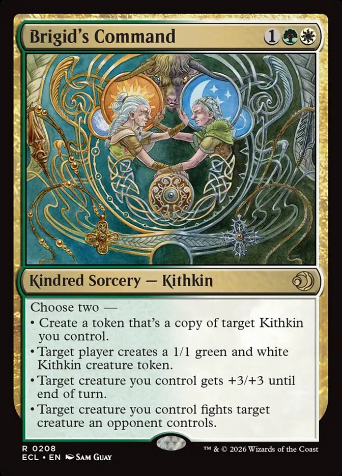 Brigid's Command 208 (Lorwyn Eclipsed)  - Foil | Good Games Morley