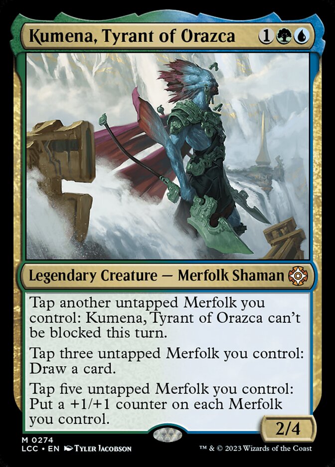 Kumena, Tyrant of Orazca 274/370 (Commander: The Lost Caverns of Ixalan)  | Good Games Morley