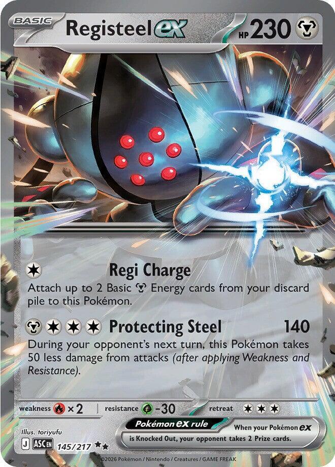 Registeel ex 145/217 (ME: Ascended Heroes)  - Holofoil | Good Games Morley