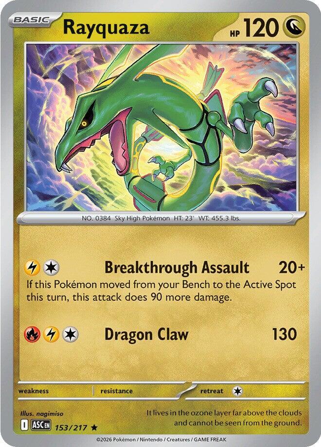 Rayquaza 153/217 (ME: Ascended Heroes)  - Holofoil | Good Games Morley