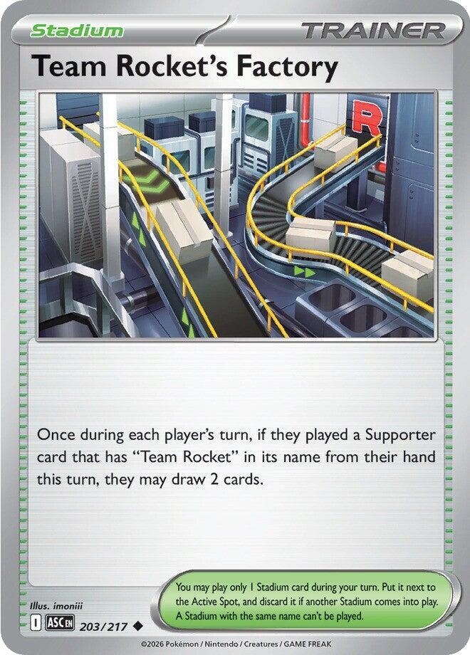 Team Rocket's Factory 203/217 (ME: Ascended Heroes)  | Good Games Morley
