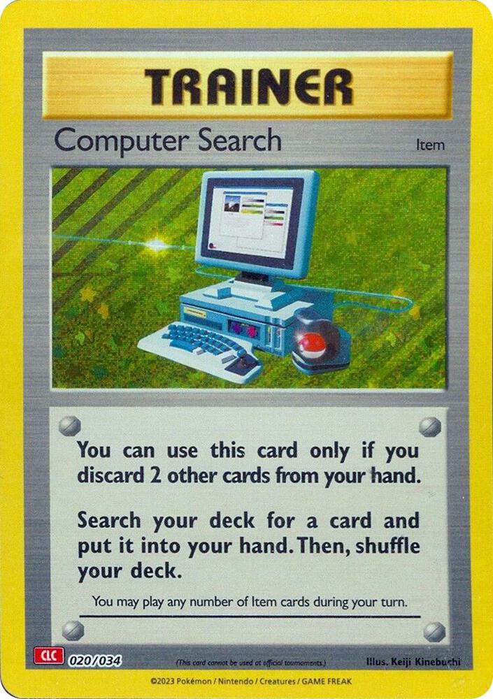 Computer Search CLC 020/034 (Trading Card Game Classic)  - Holofoil | Good Games Morley