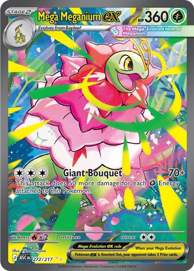 Mega Meganium ex 272/217 (ME: Ascended Heroes)  - Holofoil | Good Games Morley