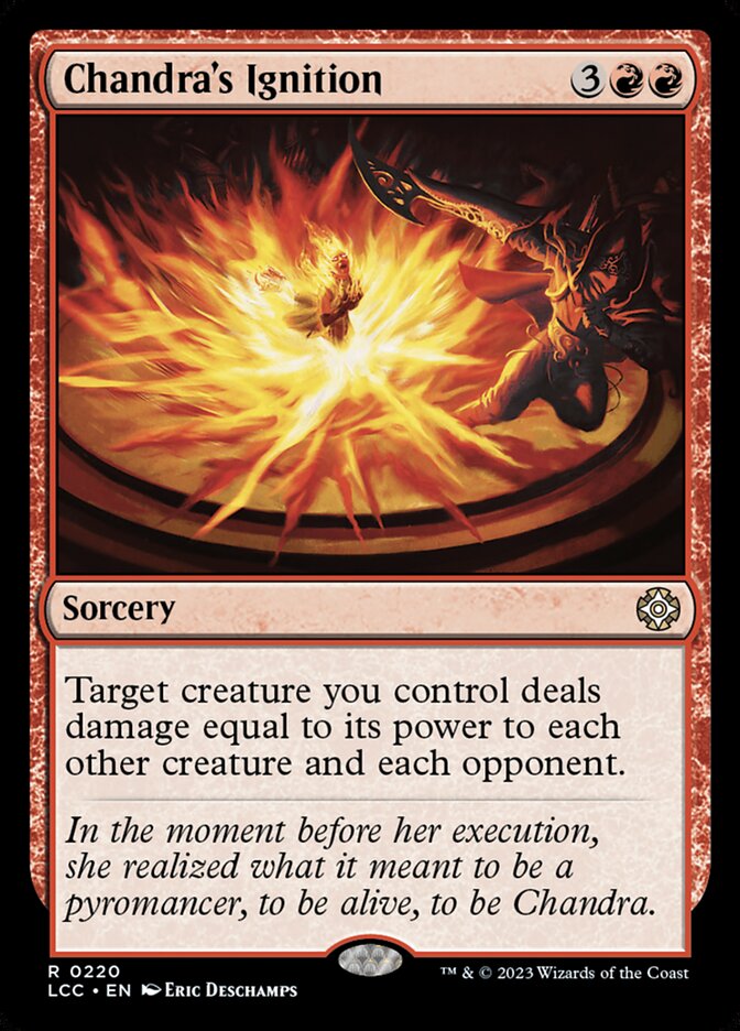 Chandra's Ignition 220/370 (Commander: The Lost Caverns of Ixalan)  | Good Games Morley