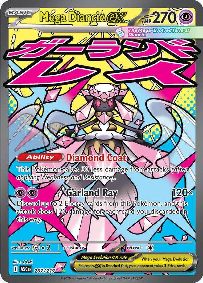 Mega Diancie ex 267/217 (ME: Ascended Heroes)  - Holofoil | Good Games Morley