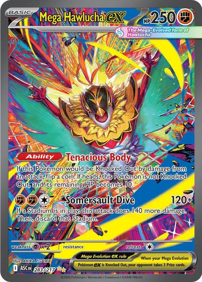 Mega Hawlucha ex 283/217 (ME: Ascended Heroes)  - Holofoil | Good Games Morley