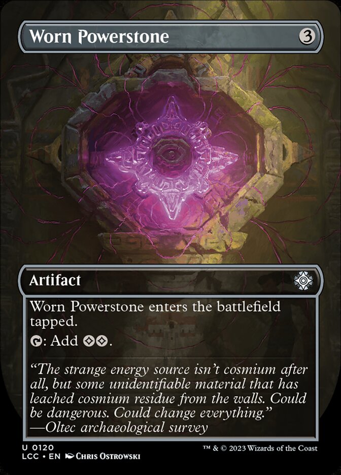 Worn Powerstone 120/370 (Commander: The Lost Caverns of Ixalan)  - Borderless | Good Games Morley