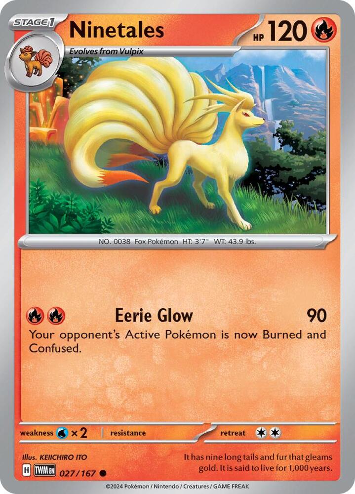 Ninetales 027/167 (SV06: Twilight Masquerade)  | Good Games Morley