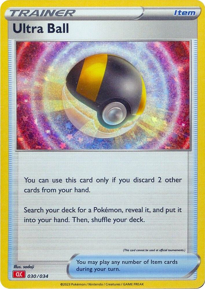 Ultra Ball CLC 030/034 (Trading Card Game Classic)  - Holofoil | Good Games Morley